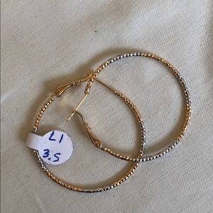 18k gold filled hoops